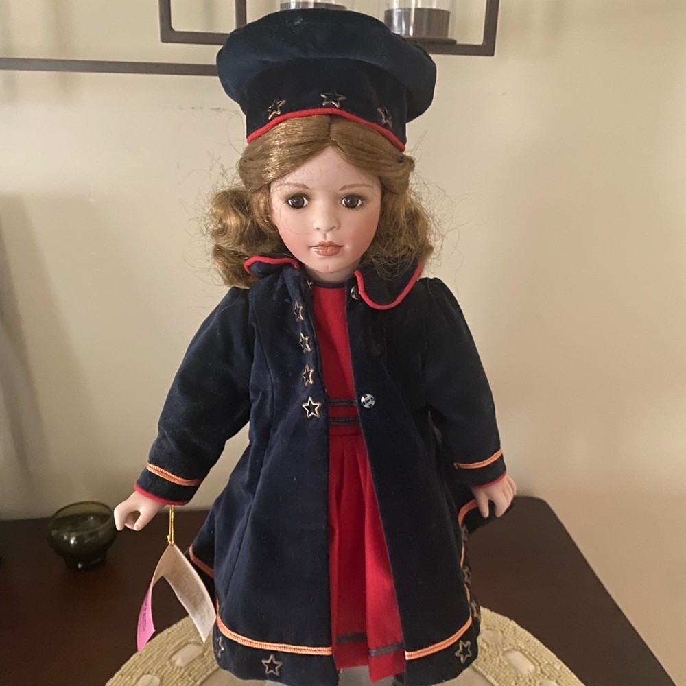 Blue and Red Doll with Accessories